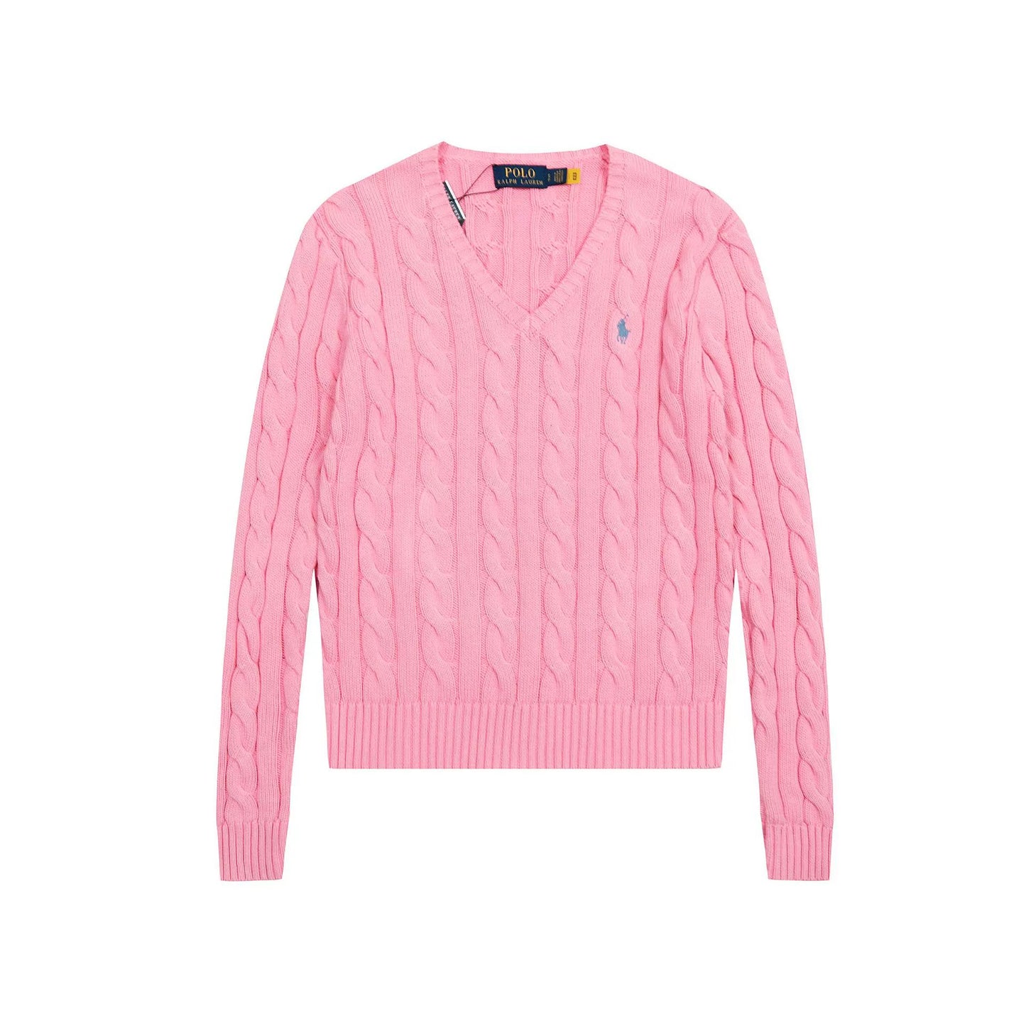 Polo Ralph Lauren V Neck Cable Knit Sweater