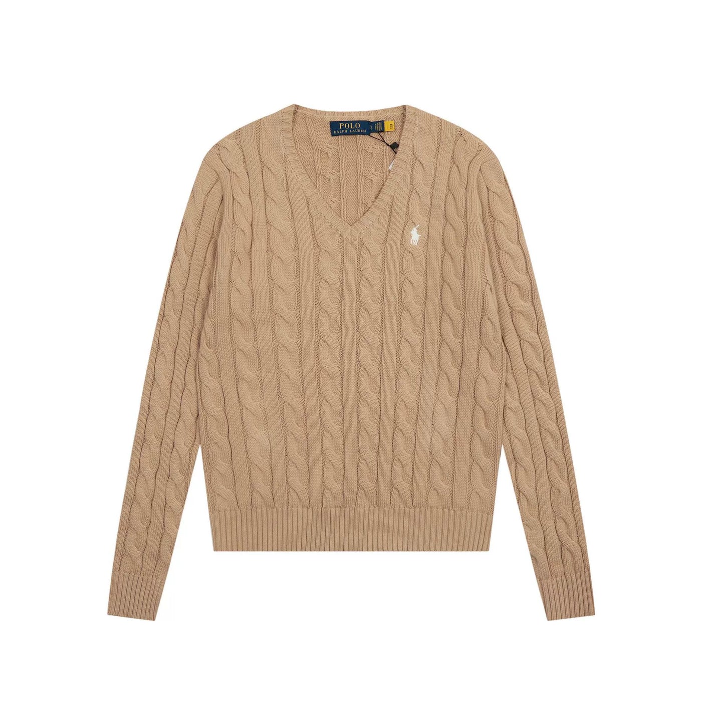 Polo Ralph Lauren V Neck Cable Knit Sweater