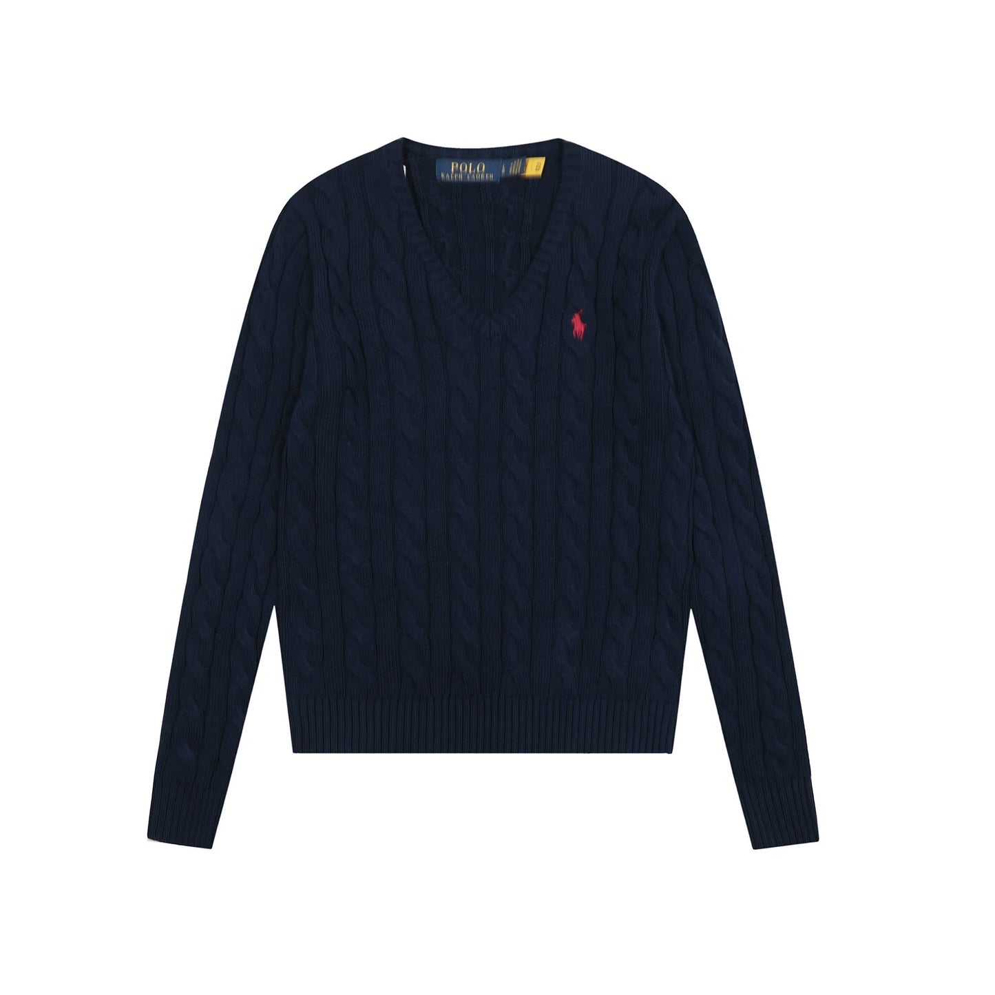 Polo Ralph Lauren V Neck Cable Knit Sweater
